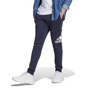 adidas Uomo Essentials Fleece Tapered Cuff Big Logo Pants, Legend Ink, S