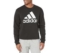 adidas Uomo Essentials French Terry Big Logo Sweatshirt, Black, S