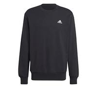 adidas Uomo Essentials French Terry Embroidered Small Logo Sweatshirt, Black, S