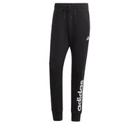 adidas Uomo Essentials French Terry Tapered Cuff Branded Pants, Black, S Short