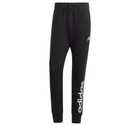 adidas Uomo Essentials French Terry Tapered Cuff Branded Pants, Black, XL