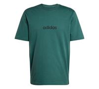 adidas Homme Essentials Linear Single Jersey Tee, Collegiate Green/Black, L