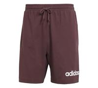 adidas Uomo Essentials Linear Single Jersey Short, Aurora Ruby/White, M