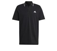 Polo adidas Essentials Piqué Small Logo manica corta nero bianco - M
