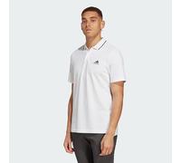 Adidas Uomo Essentials piqué Small Logo Polo Shirt, White, S