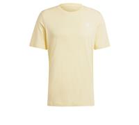adidas Uomo Essentials Single Jersey Embroidered Small Logo Tee, Almost Yellow F22, M