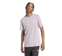 adidas Uomo Essentials Single Jersey Embroidered Small Logo Tee, preloved fig, L