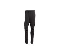 adidas Uomo Essentials Single Jersey Tapered Badge of Sport Pants, Black, L
