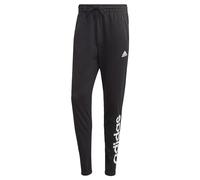adidas Uomo Essentials Single Jersey Tapered Elasticized Cuff Logo Pants, Black, M
