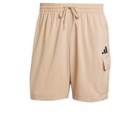 Adidas Uomo Essentials Small Logo Cargo Chelsea Short, Warm Sandstone/Black, S