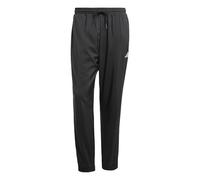 Adidas Pantaloni Essentials Stanford Uomo – logo piccolo, vita elasticata – Nero/Bianco L