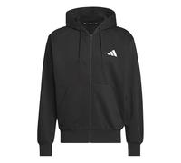 adidas Uomo Feelcozy Fleece Full-Zip Sweatshirt, Black, S