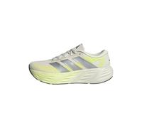 adidas Uomo Galaxy 8 Running Shoes, White Tint/Grey Five/Signal Green, 43 1/3 EU