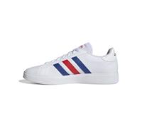 adidas Grand TD Lifestyle Court Casual Shoes, Sneakers Uomo, Cloud White/Royal Blue/Vivid Red, 42 EU