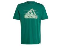 adidas Uomo Growth Badge Graphic Tee, Collegiate Green, S