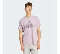 adidas Uomo Growth Badge Graphic Tee, Preloved Fig, S