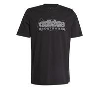 adidas Uomo Growth Sportswear Graphic Tee, Black, S