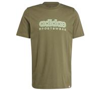 adidas Uomo Growth Sportswear Graphic Tee, Olive Strata, M