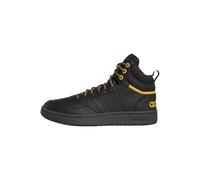 adidas Uomo Hoops 3.0 Mid Lifestyle Basketball Classic Fur Lining Winterized Shoes, core black/core black/preloved yellow, 41 1/3 EU