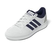 adidas Uomo Hoops Classic Shoes, Ftwr White/Dark Blue/Orbit Grey, 46 2/3 EU