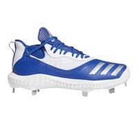 adidas Uomo Icon V Bounce Cleats Scarpe da Baseball, Collegiate Royal Silver Metallic White, 48 2/3 EU