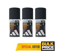 Adidas Uomo Invisible Shield Deodorante Roll-on 72H Protezione Odori Sudore...