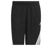 adidas Uomo Legends 3-Stripes Basketball Shorts, Black/White, S 7 inch