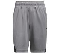 adidas Uomo Legends 3-Stripes Basketball Shorts, Grey Three/Black, L 9 inch