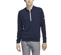adidas Uomo Lightweight Half-Zip Top Sweatshirt, Collegiate Navy, XS