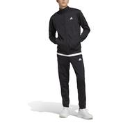 adidas Uomo Linear Logo Tricot Track Suit, black/white/black/white, M