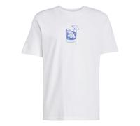 adidas Uomo Lounge Drink Graphic T-Shirt, White, S