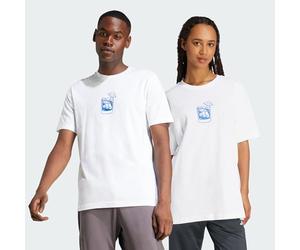 adidas Uomo Lounge Drink Graphic T-Shirt, White, S