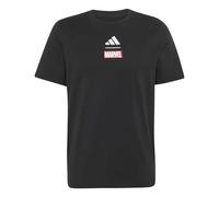 adidas Uomo Marvel Spider-Man Graphic Shirt, Black, M