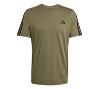 adidas Uomo Men 3-Stripes T-Shirt, Olive Strata, 3XL Tall