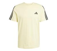 adidas Uomo Men 3-Stripes T-Shirt, Powder Yellow, L
