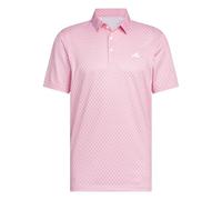 Adidas Uomo Mens Core Allover Print Polo Shirt, Pure Ruby/White, S