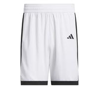 adidas Uomo Mens Pulse Speed Bball Short Shorts, White/Black, XXL