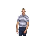 Adidas Uomo Mens Two Color Stripe Polo Shirt, Collegiate Navy/White, XS