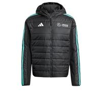 adidas Uomo MERCEDES - AMG PETRONAS FORMULA ONE TEAM DNA PUFFER JACKET MEN, Black/White, L