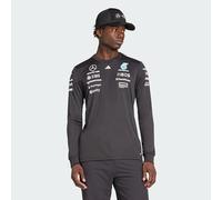 Adidas Uomo Mercedes - AMG Petronas Formula One Team Driver Jersey Long Sleeve Black Men, Black/White, XS
