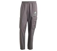 Adidas Uomo Mercedes - AMG Petronas Formula One Team Premium Woven Pant Men, Grey Strata/Frozen Green, M