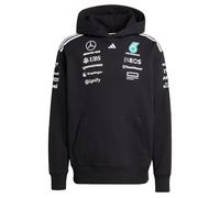 Adidas Uomo Mercedes - AMG Petronas Formula One Team Team Hood Men, Black/White, L