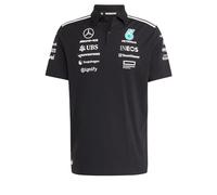 Adidas Uomo Mercedes - AMG Petronas Formula One Team Team Polo Black Men, Black/White, XS