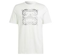 adidas Uomo Metallic Graphic Tee, Crystal Jade, S