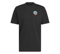 adidas Uomo Nothing But Net Graphic T-Shirt, Black, XL
