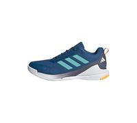 adidas Uomo Novaflight 2 Indoor Shoes, Dusky Petrol/Flash Aqua/Core Black, 44 2/3 EU