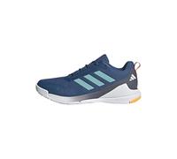 adidas Uomo Novaflight 2 Indoor Shoes, Dusky Petrol/Flash Aqua/Core Black, 46 2/3 EU