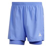adidas Uomo Own The Run Climacool 2in1 Short, Blue Fusion, S