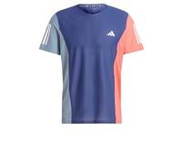 adidas Uomo Own The Run Colorblock Tee, Dark Blue/Preloved Ink/Preloved Scarlet, S