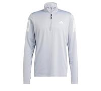 adidas Uomo Own The Run Half-Zip Jacket, Halo Silver, XL